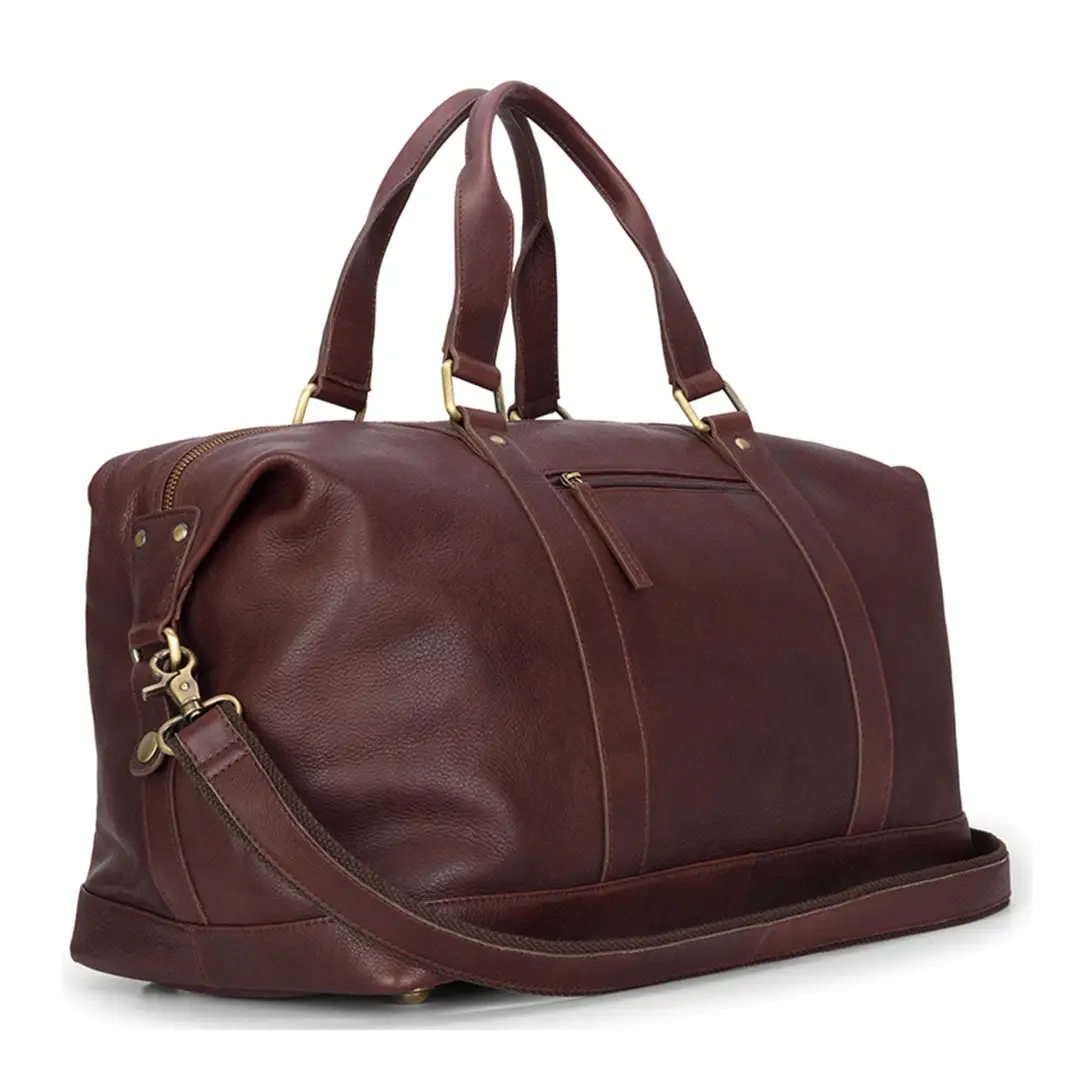 Hoggs of Fife Monarch Leather Carryon Holdall - Image 10