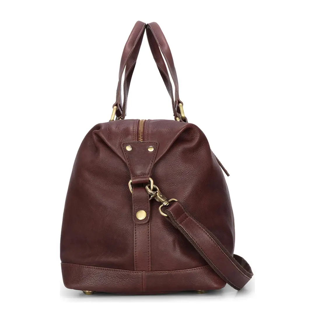 Hoggs of Fife Monarch Leather Carryon Holdall - Image 3