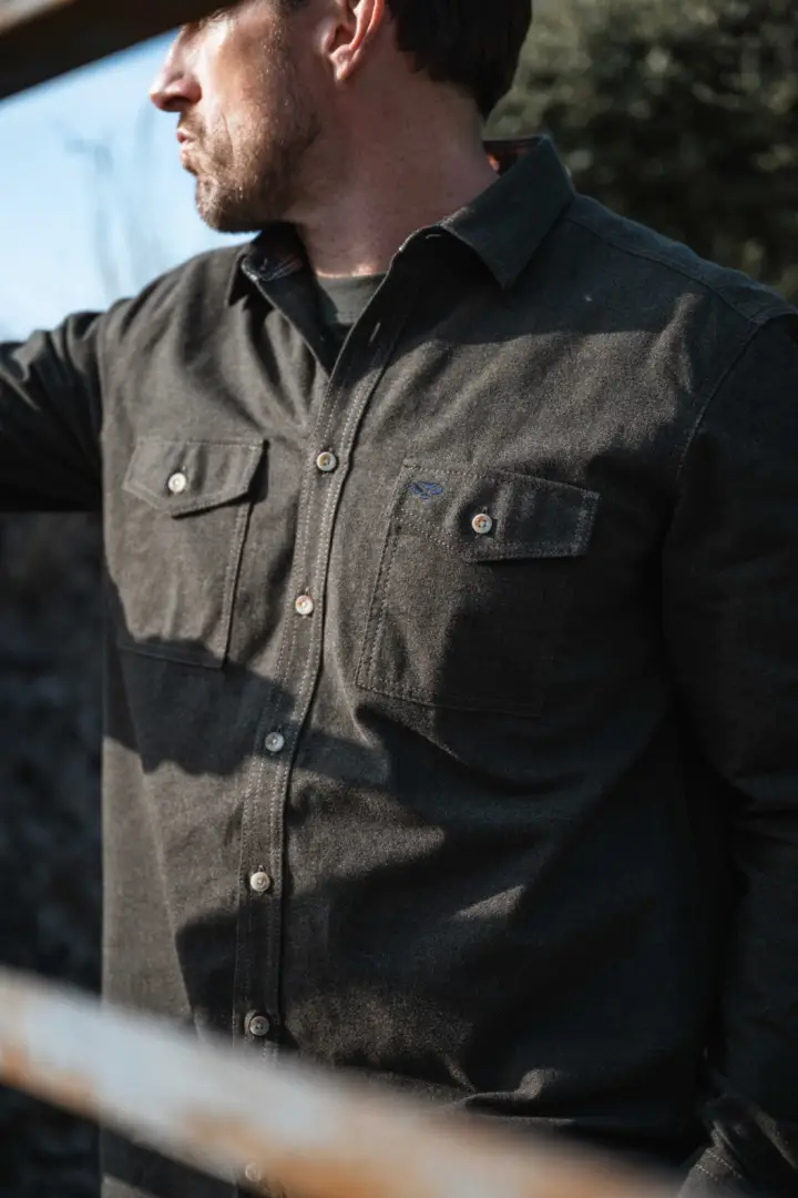 Hoggs of Fife Moy Moleskin Shirt - Image 2