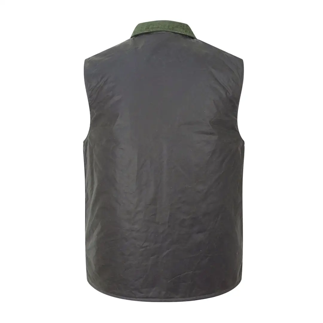 Hoggs Of Fife Padded Waxed Waistcoat - Image 3