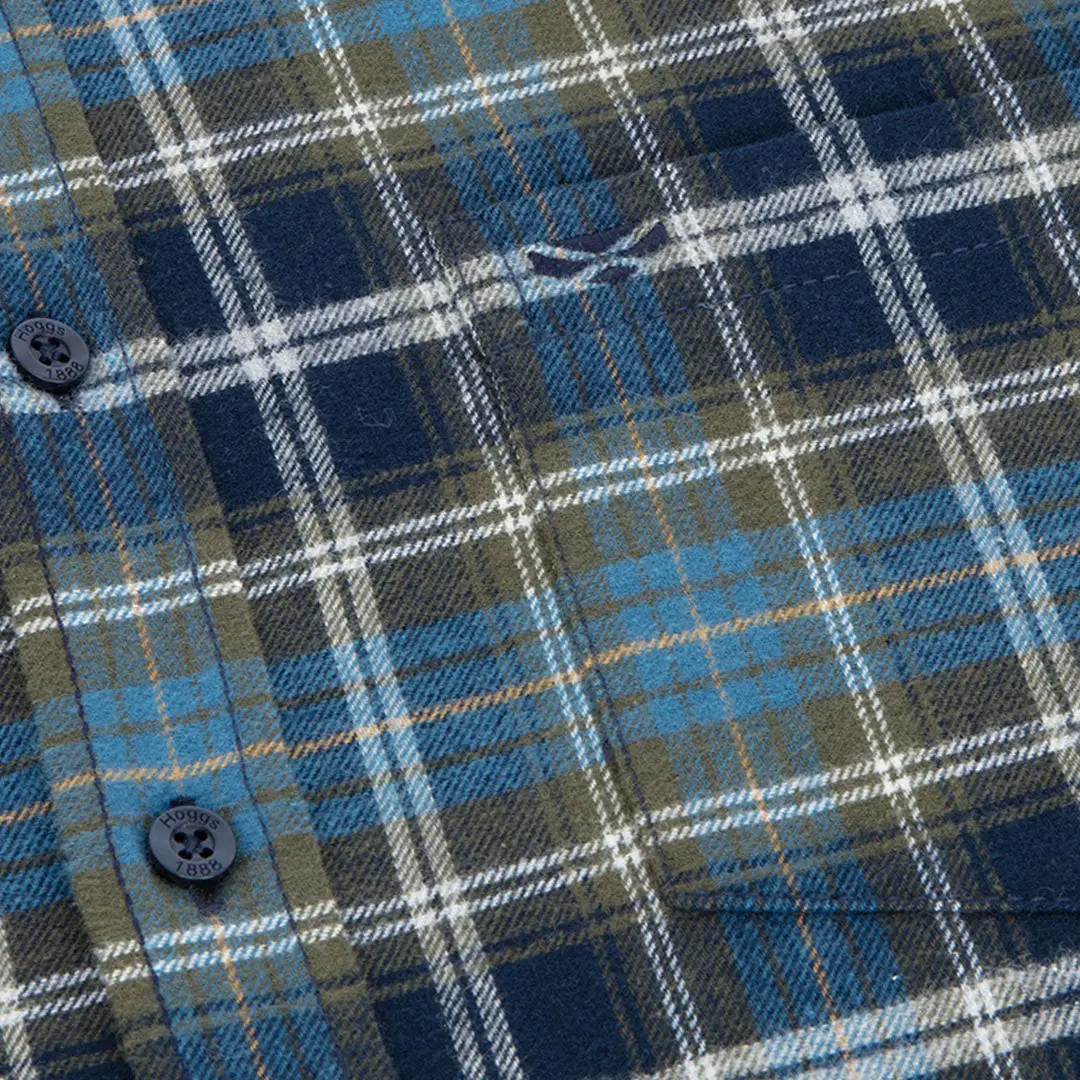Hoggs of Fife Pitcairn Flannel Check Shirt - Image 3
