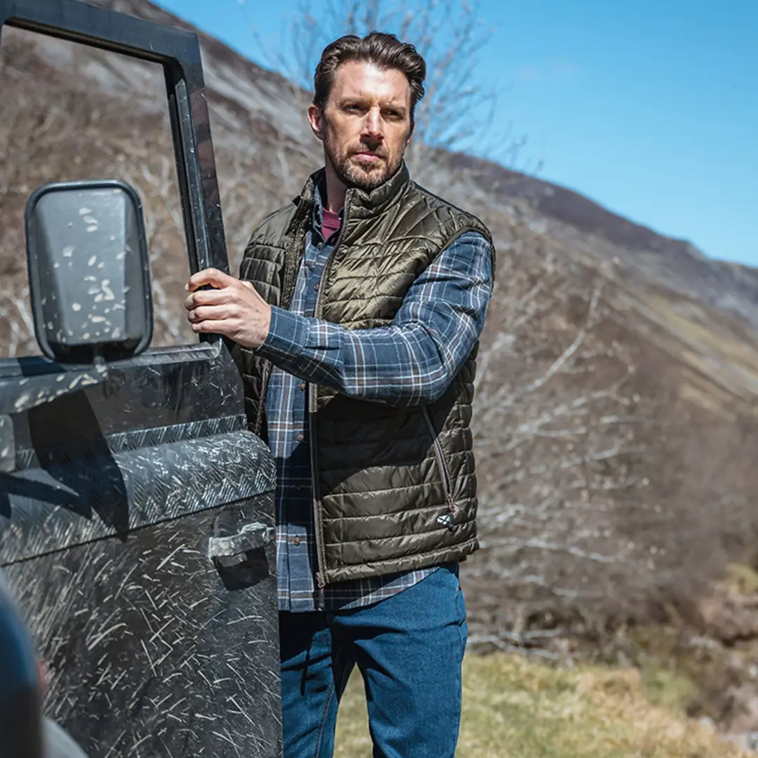 Hoggs of Fife Pitlessie Button Down Flannel Shirt - Image 2