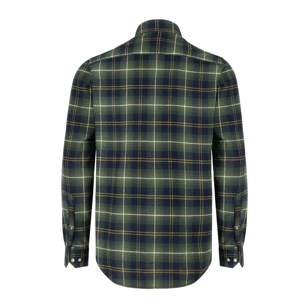 Hoggs of Fife Pitmedden Long Sleeve Flannel Check Shirt - Image 3