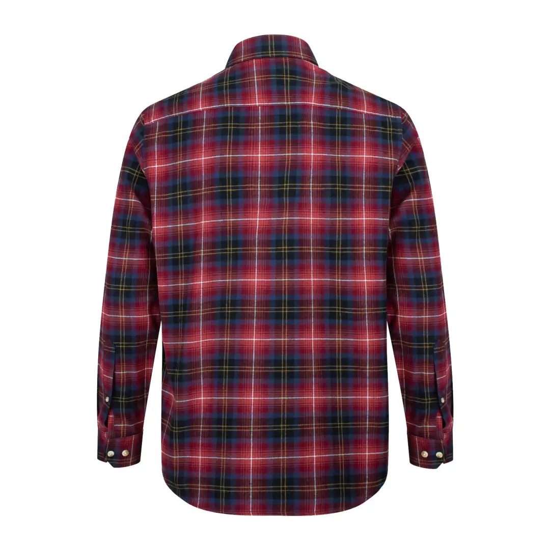 Hoggs of Fife Pitmedden Long Sleeve Flannel Check Shirt - Image 3