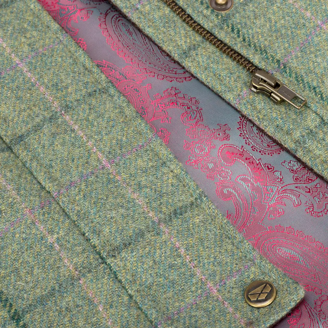 Hoggs of Fife Roslin Ladies Technical Tweed Waistcoat - Image 3