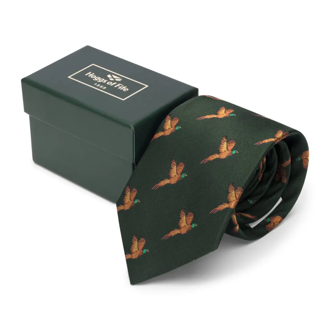 Hoggs of Fife Silk Country Tie - Image 2