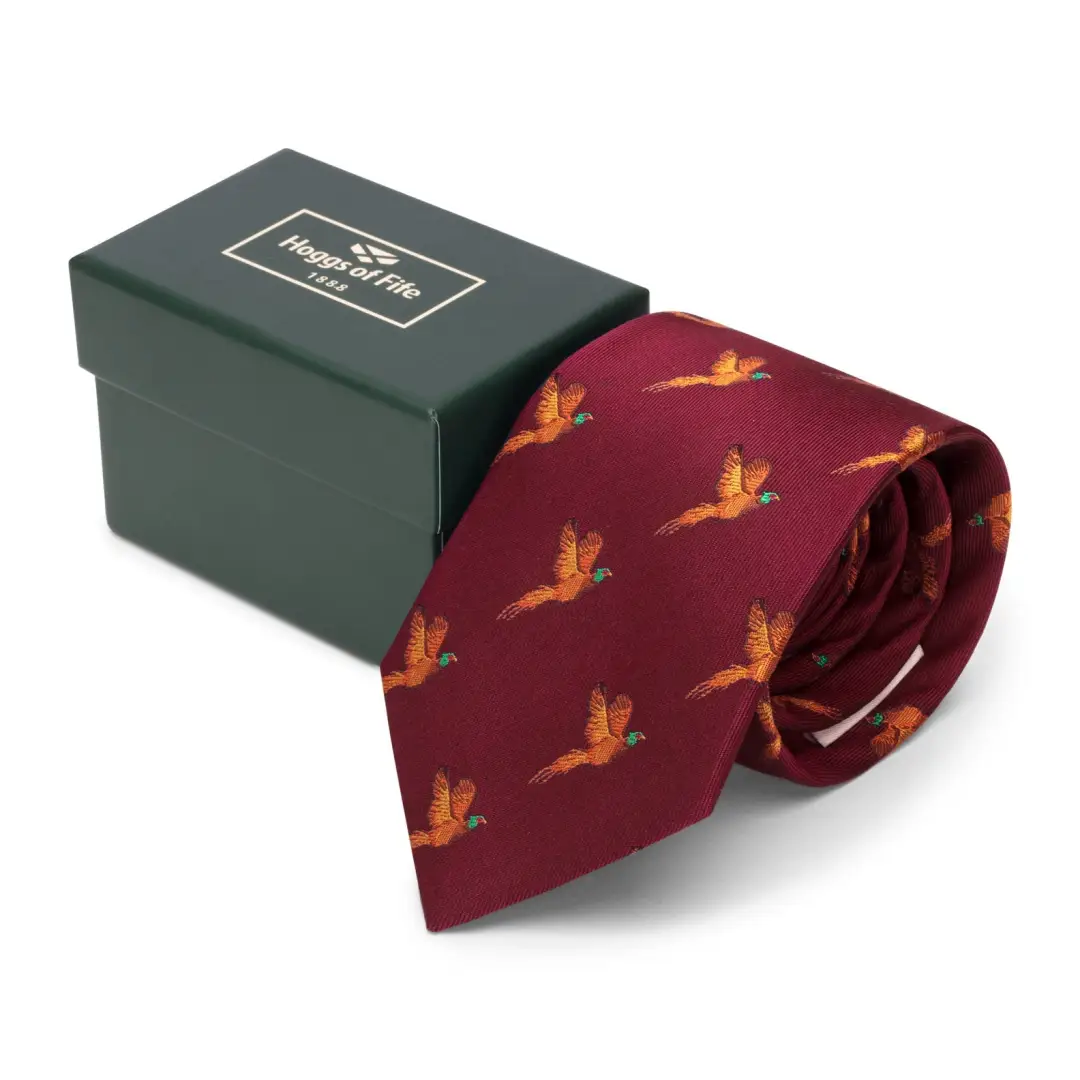 Hoggs of Fife Silk Country Tie - Image 2