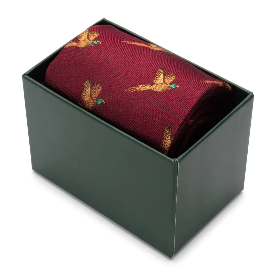 Hoggs of Fife Silk Country Tie - Image 3