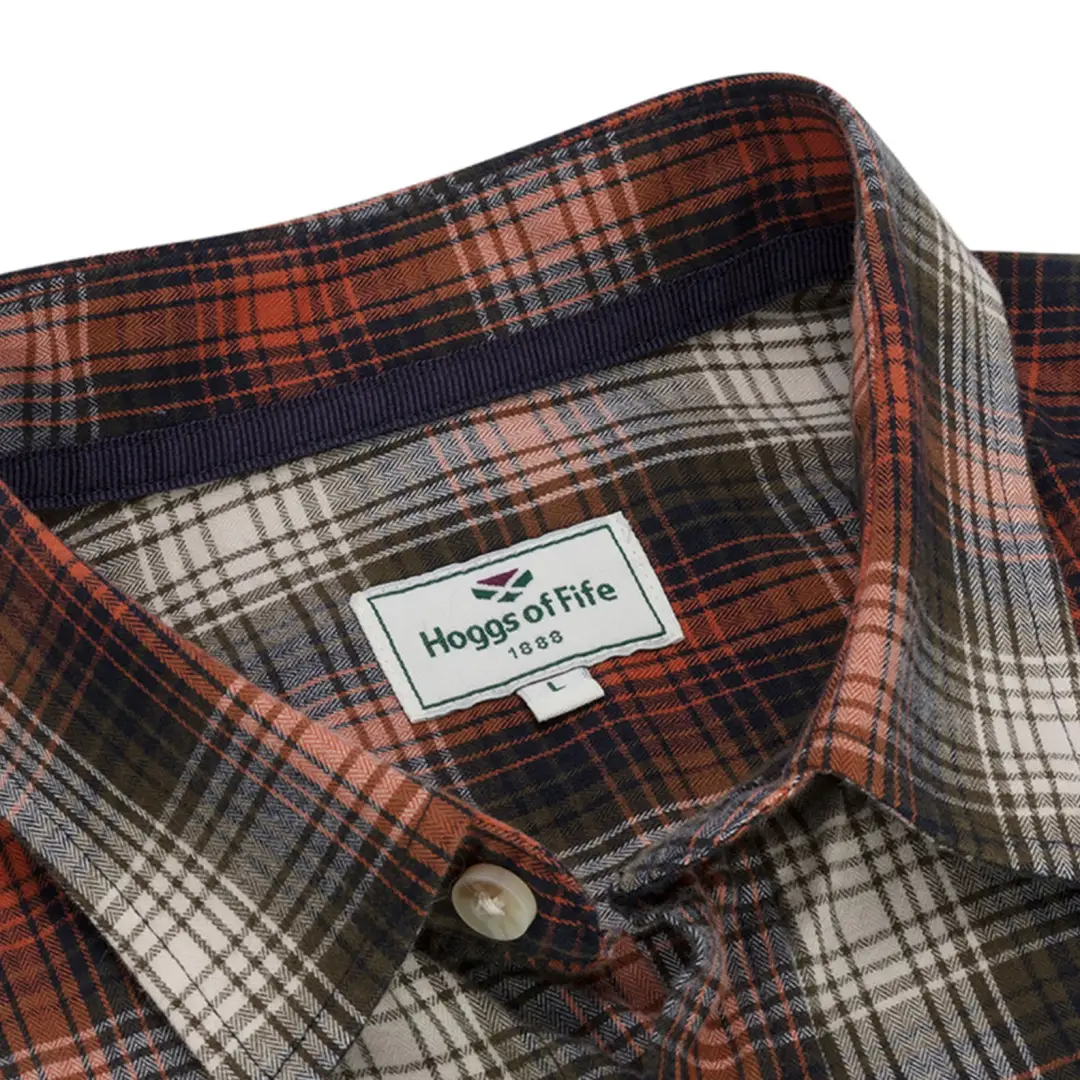Hoggs of Fife Tiree Herringbone Check Shirt - Image 3