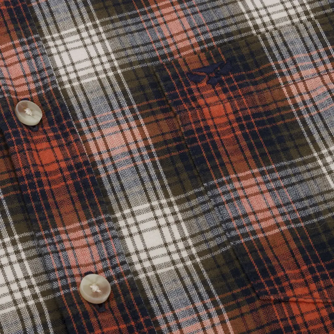 Hoggs of Fife Tiree Herringbone Check Shirt - Image 6