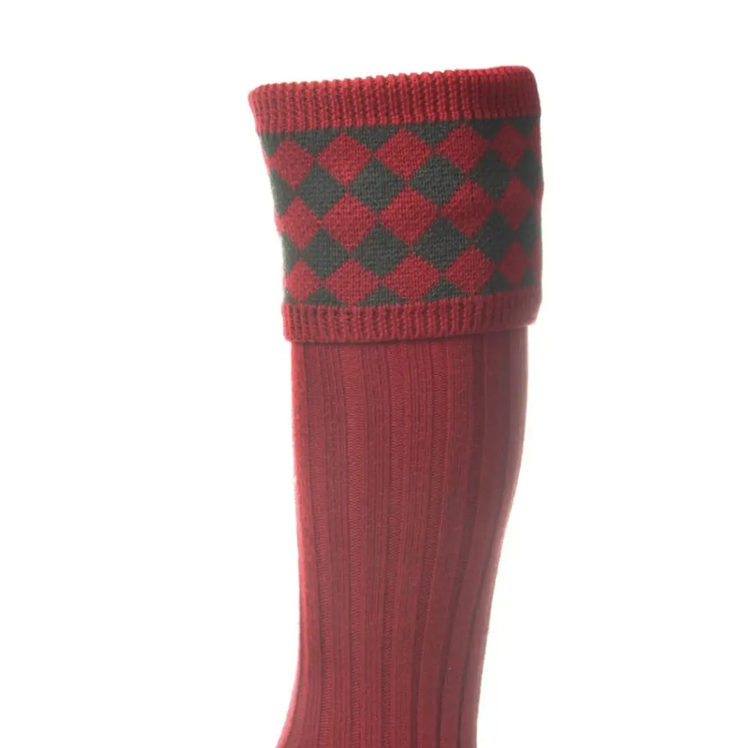 House of Cheviot Chessboard Socks - Image 2