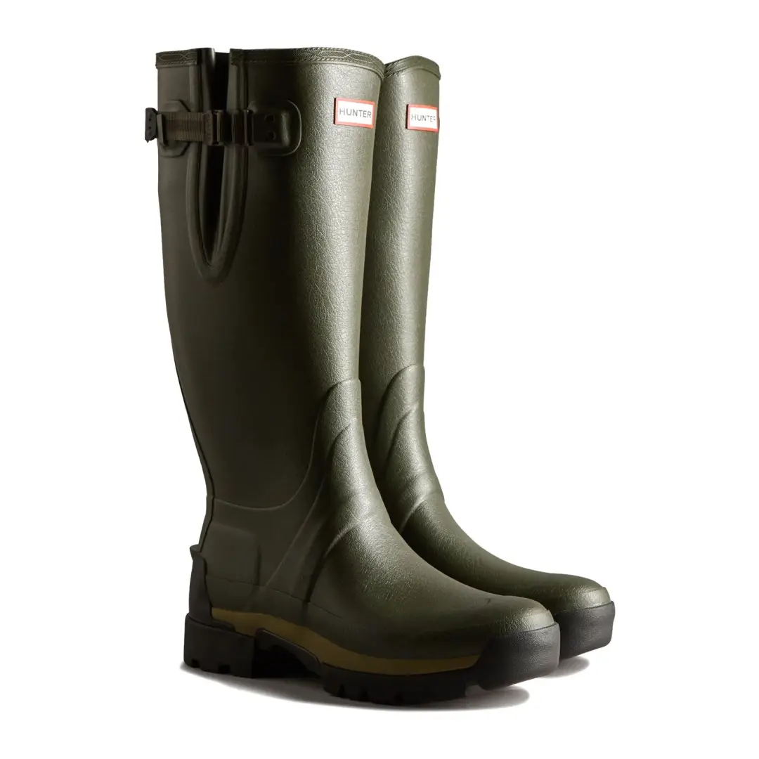 Hunter Balmoral Tall Side Adjustable 3mm Neoprene Wellington Boots