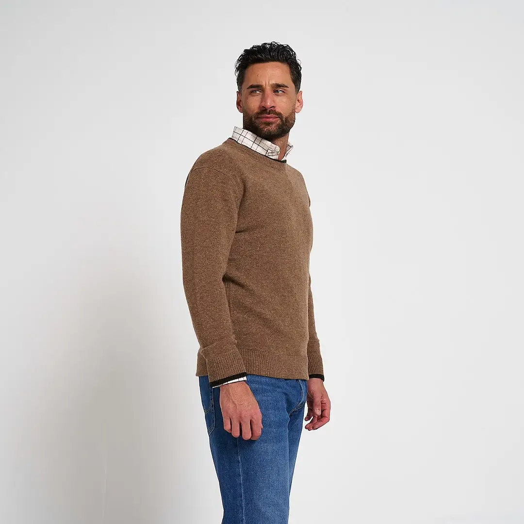 Jack Pyke Ashcombe 100% Lambswool Crewknit Pullover - Image 4