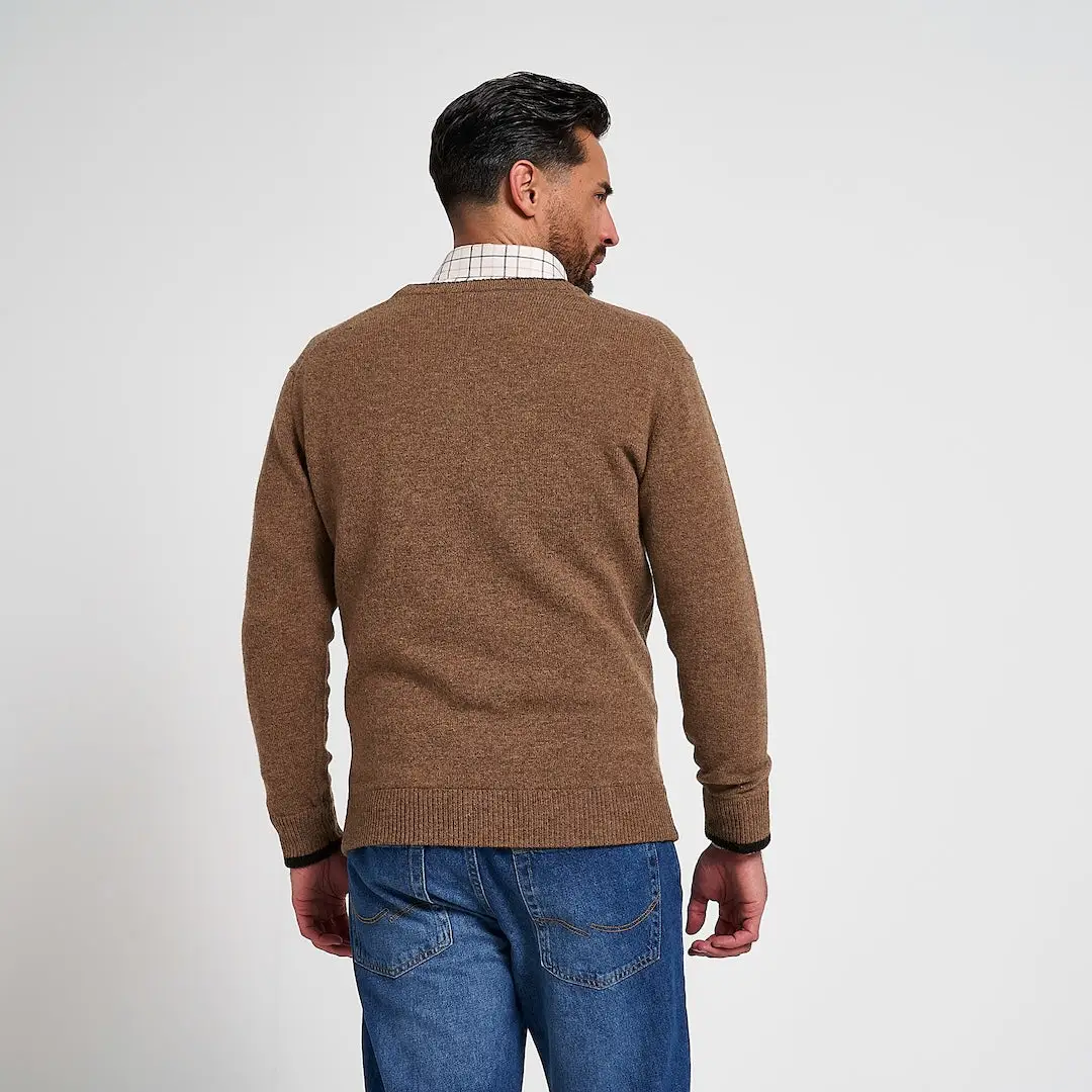 Jack Pyke Ashcombe 100% Lambswool Crewknit Pullover - Image 5