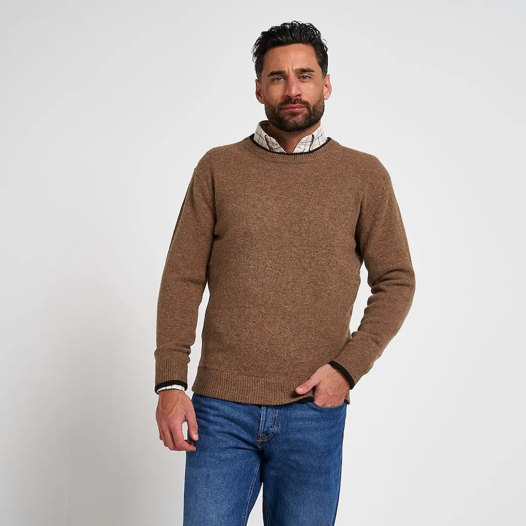 Jack Pyke Ashcombe 100% Lambswool Crewknit Pullover - Image 7
