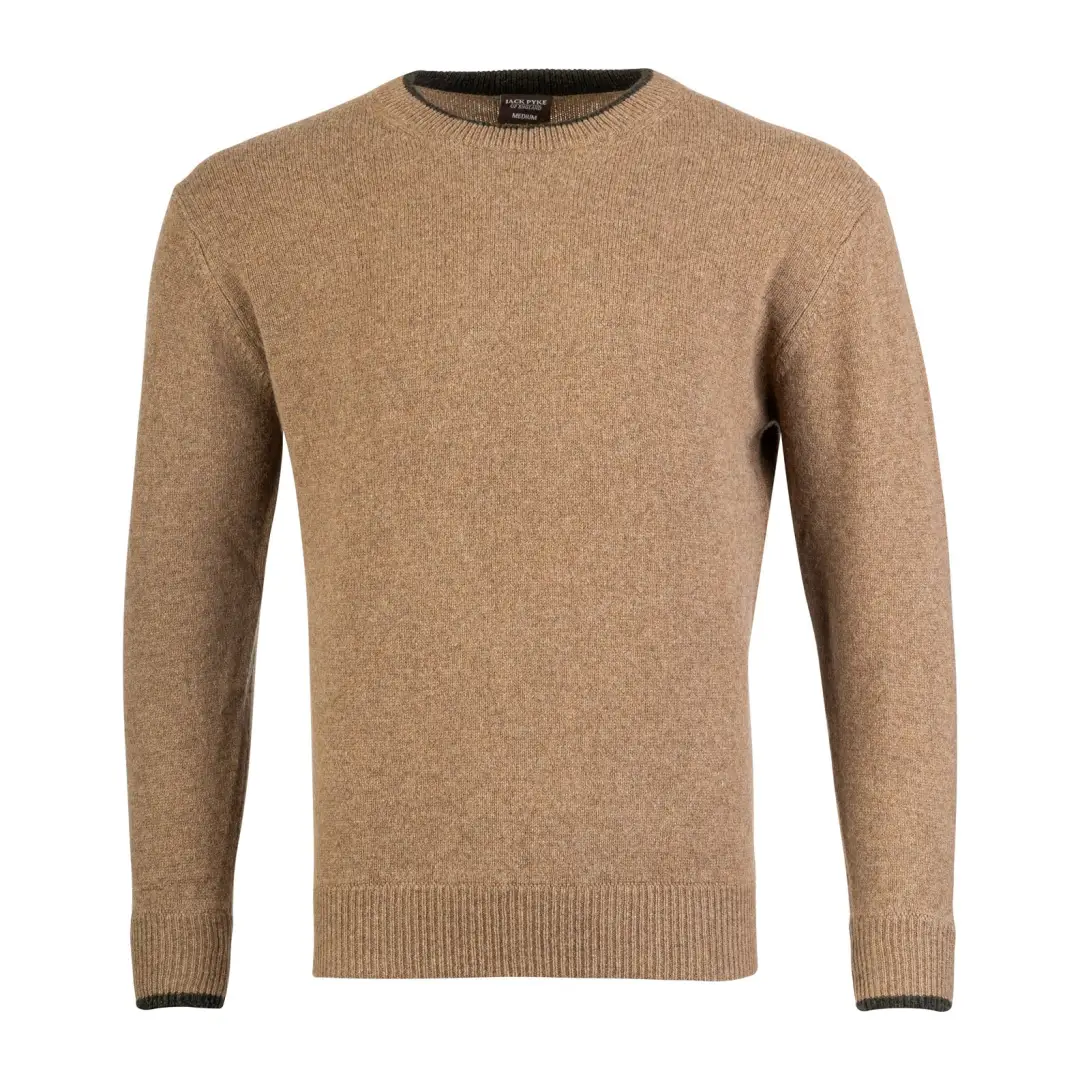 Jack Pyke Ashcombe 100% Lambswool Crewknit Pullover - Image 9