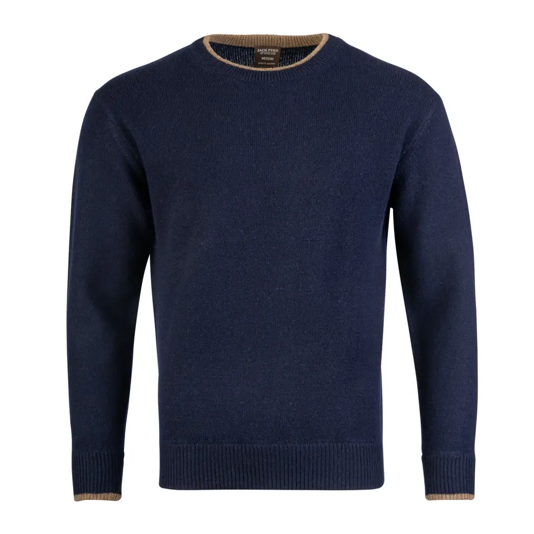 Jack Pyke Ashcombe 100% Lambswool Crewknit Pullover - Image 4
