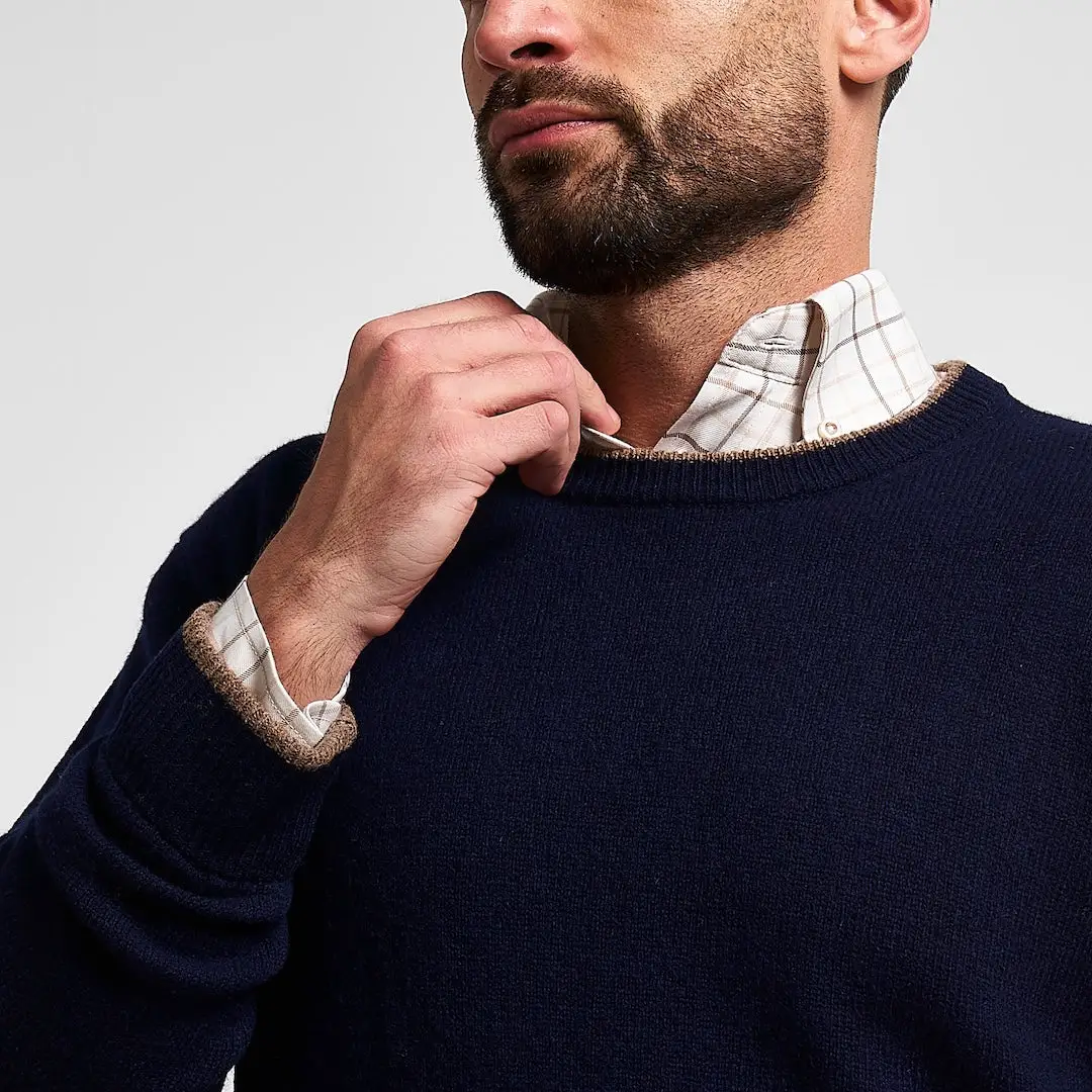 Jack Pyke Ashcombe 100% Lambswool Crewknit Pullover - Image 8