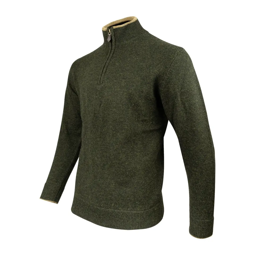 Jack Pyke Ashcombe 100% Lambwool Zipknit Pullover