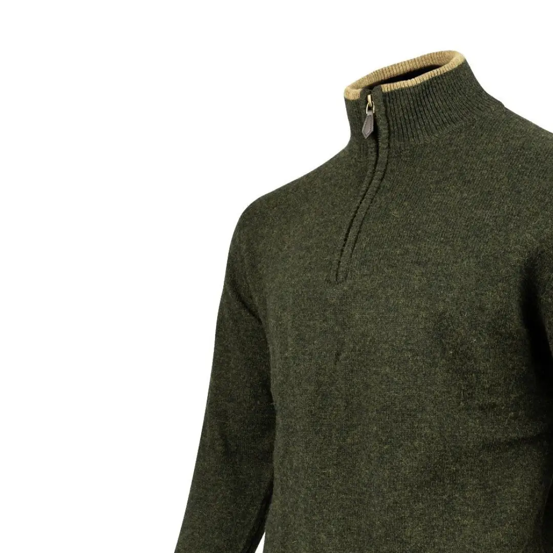 Jack Pyke Ashcombe 100% Lambwool Zipknit Pullover - Image 5
