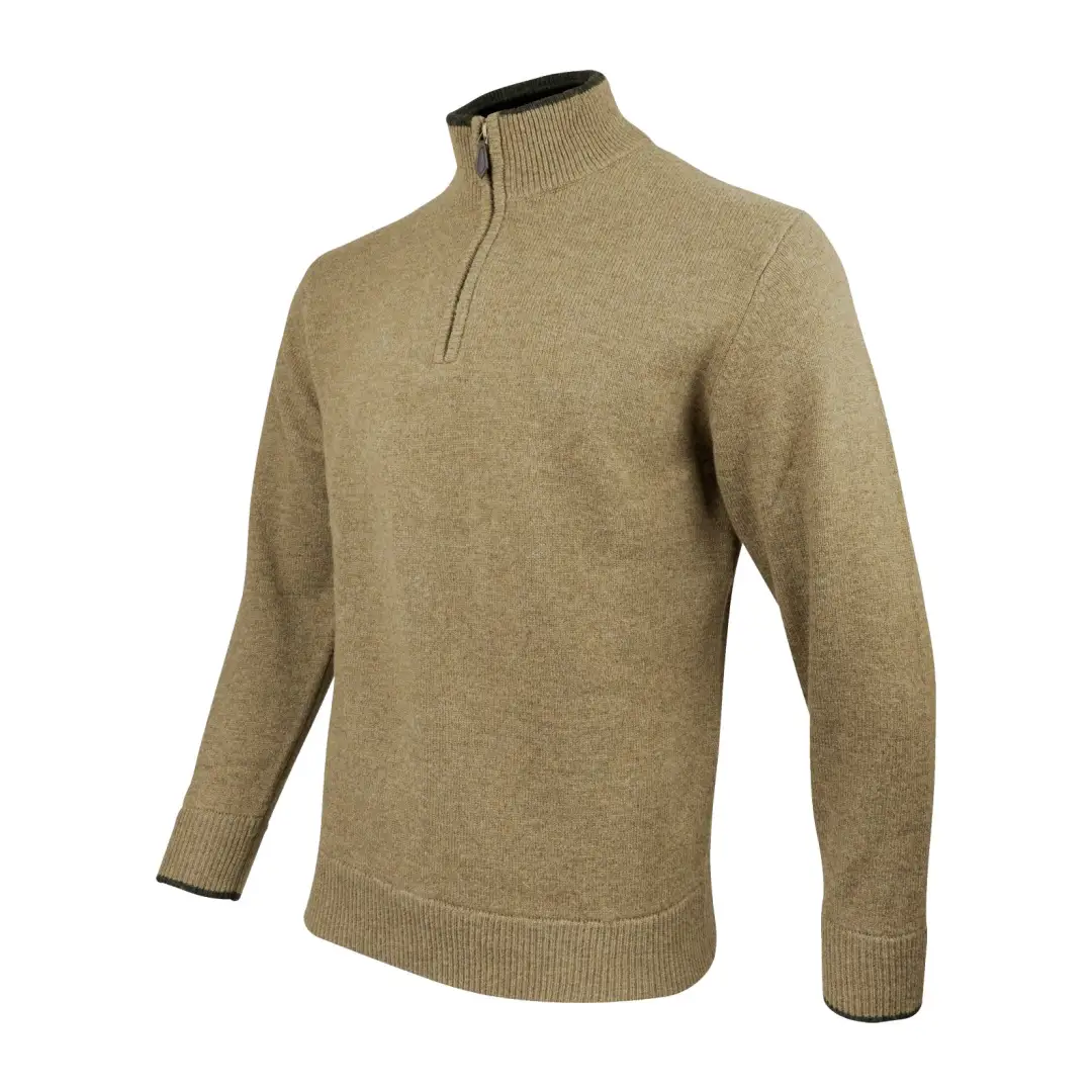 Jack Pyke Ashcombe 100% Lambwool Zipknit Pullover