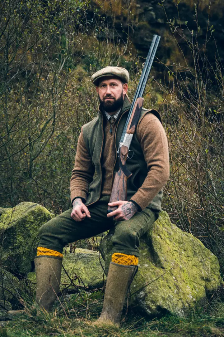 Jack Pyke Ashcombe 100% Lambwool Zipknit Pullover - Image 6