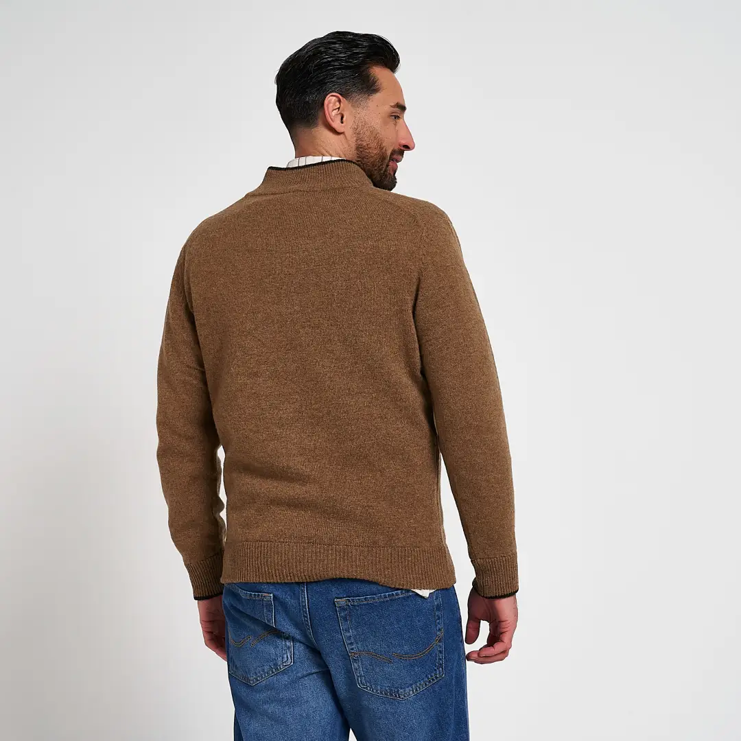 Jack Pyke Ashcombe 100% Lambwool Zipknit Pullover - Image 8