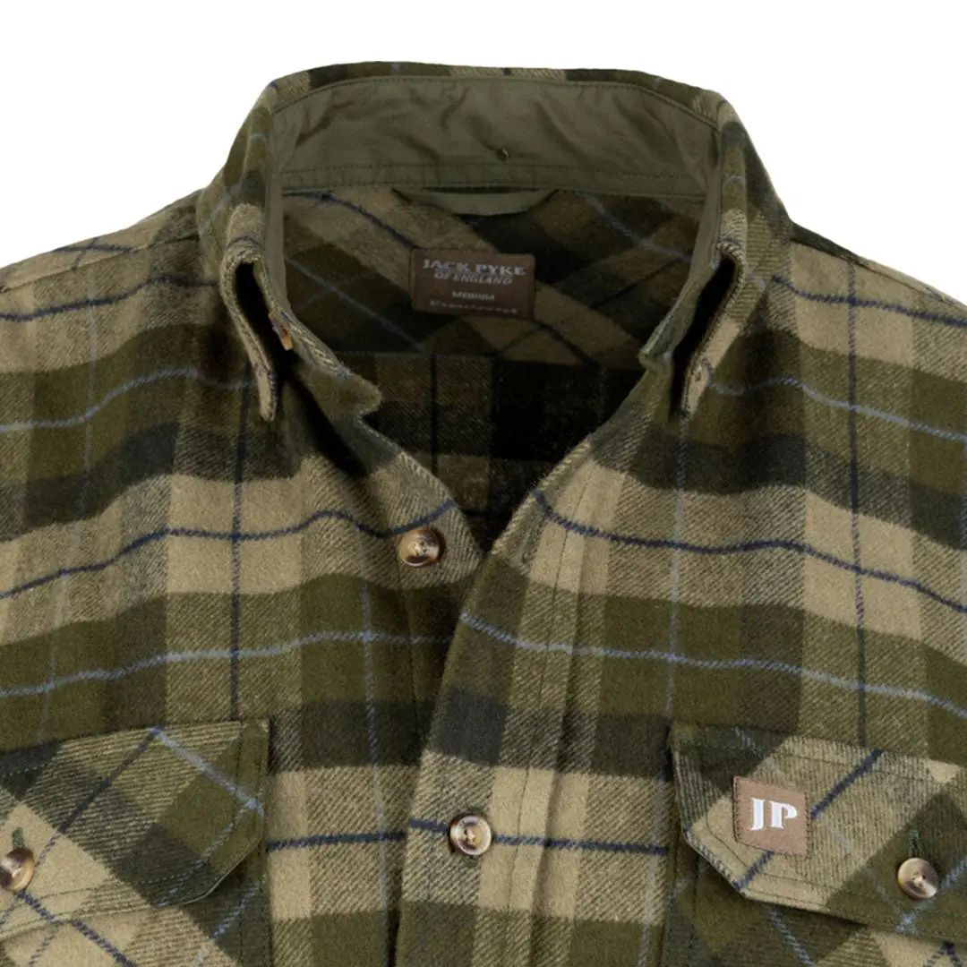 Jack Pyke Bleasdale Heavy Flannel Shirt - Image 12