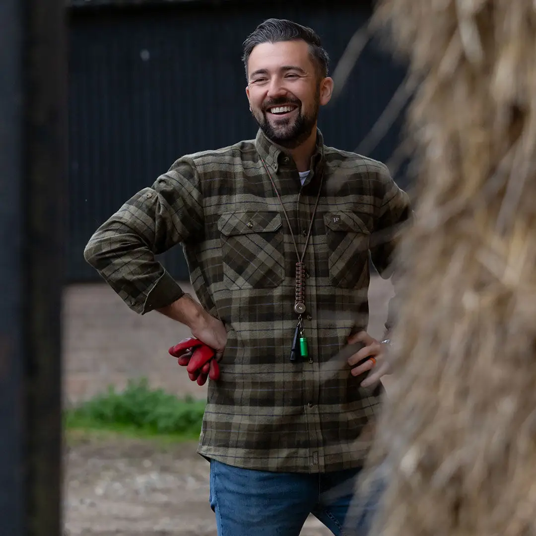 Jack Pyke Bleasdale Heavy Flannel Shirt - Image 6