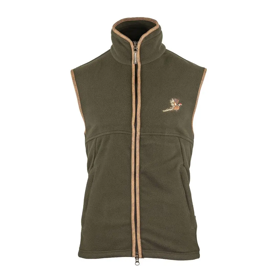 Jack Pyke Countryman Fleece Gilet With Pheasant Motif