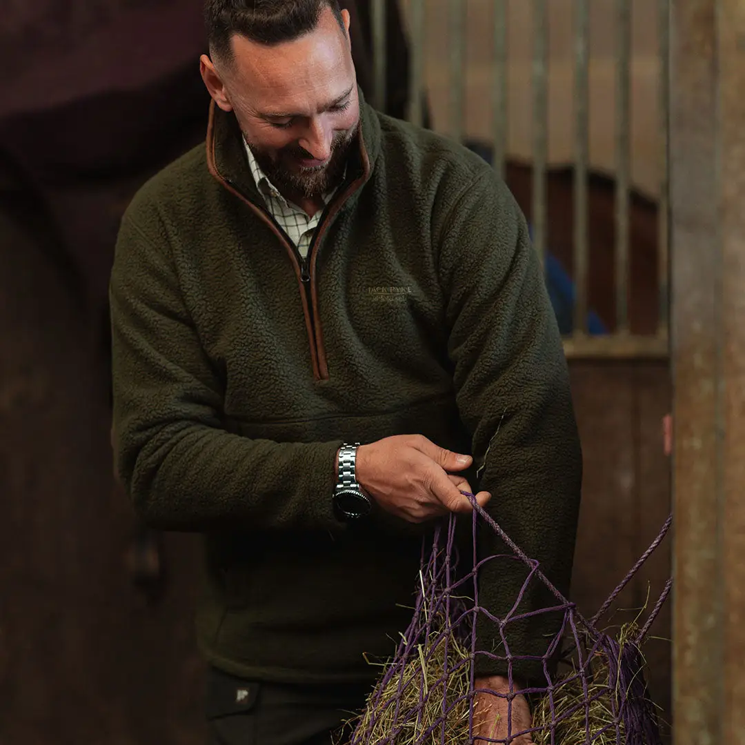 Jack Pyke Half Zip Sherpa Fleece Pullover - Image 2