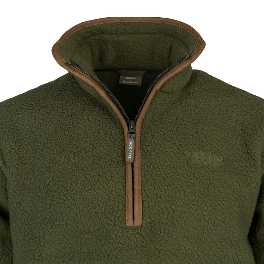 Jack Pyke Half Zip Sherpa Fleece Pullover - Image 3