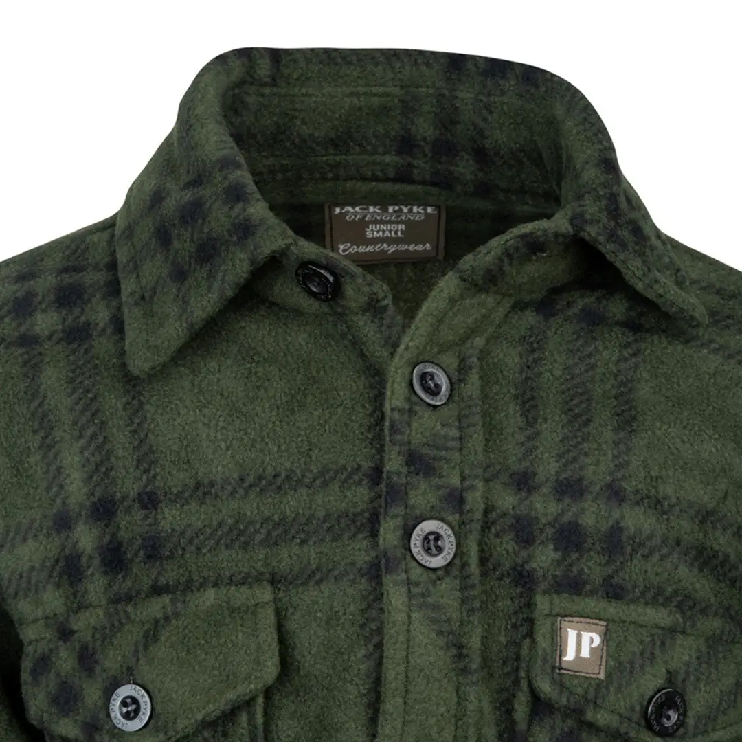 Jack Pyke Junior Polar Fleece Shirt - Image 3