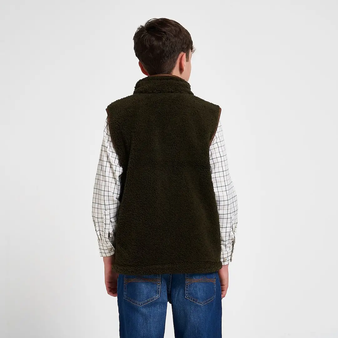 Jack Pyke Junior Sherpa Fleece Gilet - Image 3