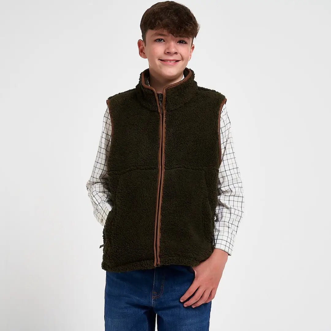 Jack Pyke Junior Sherpa Fleece Gilet - Image 6