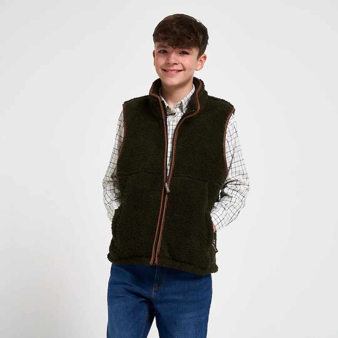 Jack Pyke Junior Sherpa Fleece Gilet - Image 8