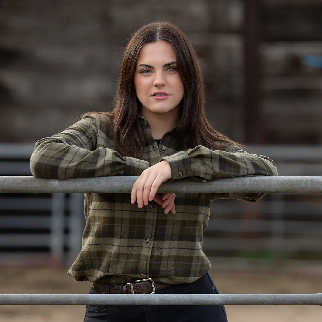 Jack Pyke Ladies Bleasdale Heavy Flannel Shirt - Image 2