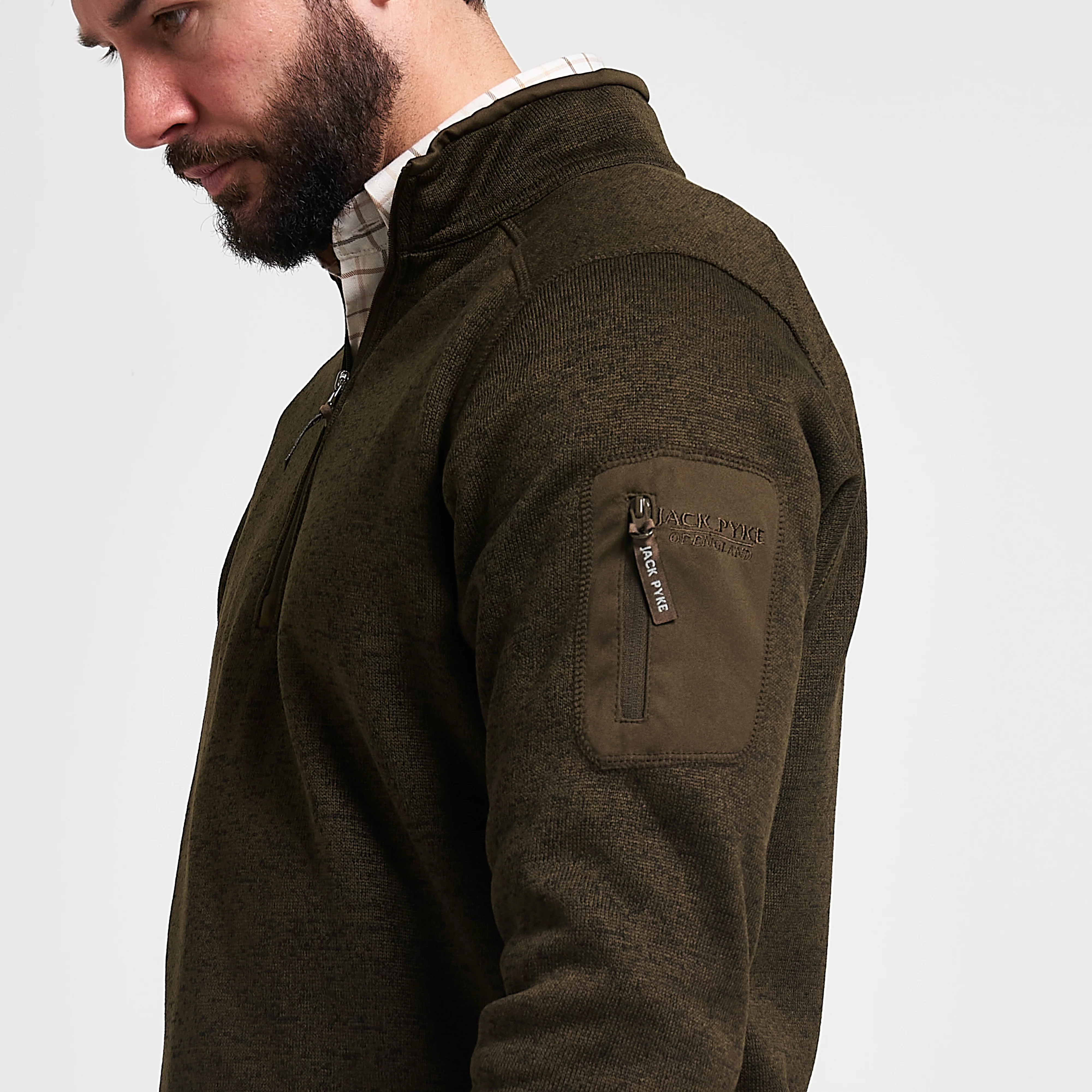 Jack Pyke Melange Quarter Zip Fleece - Image 6
