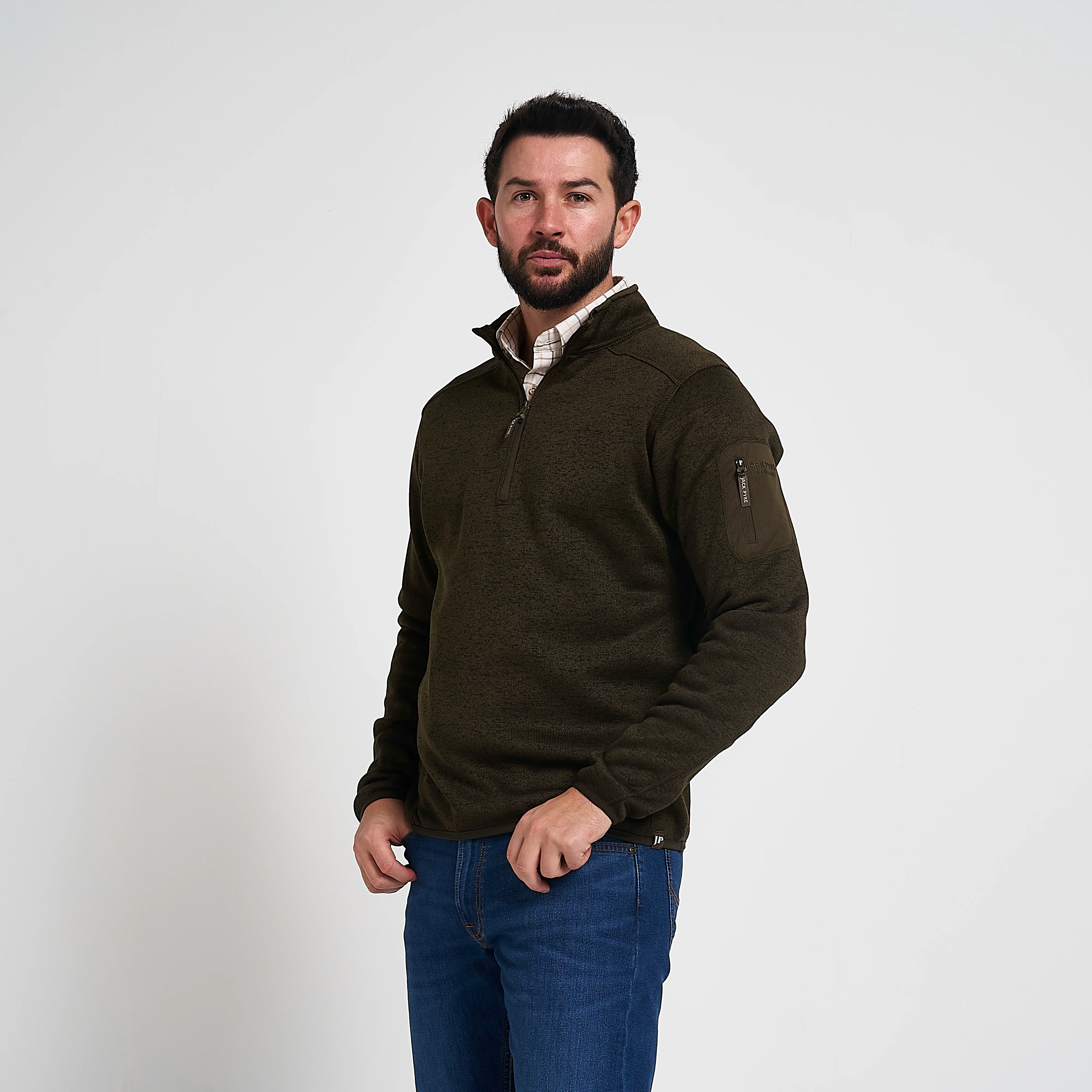 Jack Pyke Melange Quarter Zip Fleece - Image 8