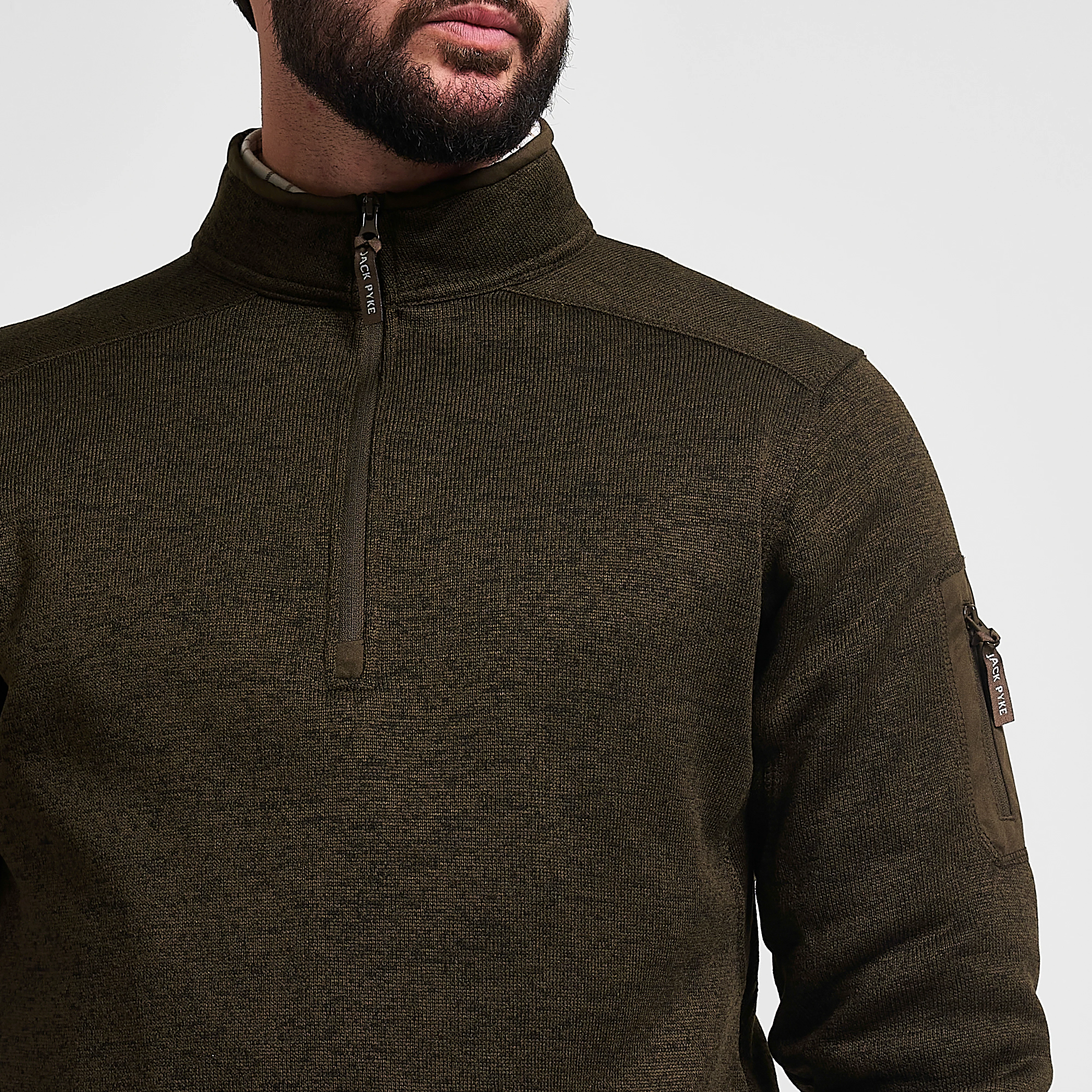 Jack Pyke Melange Quarter Zip Fleece - Image 9