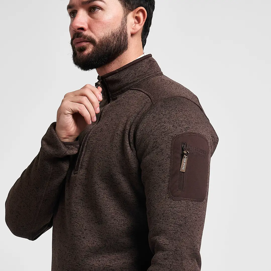 Jack Pyke Melange Quarter Zip Fleece - Image 6