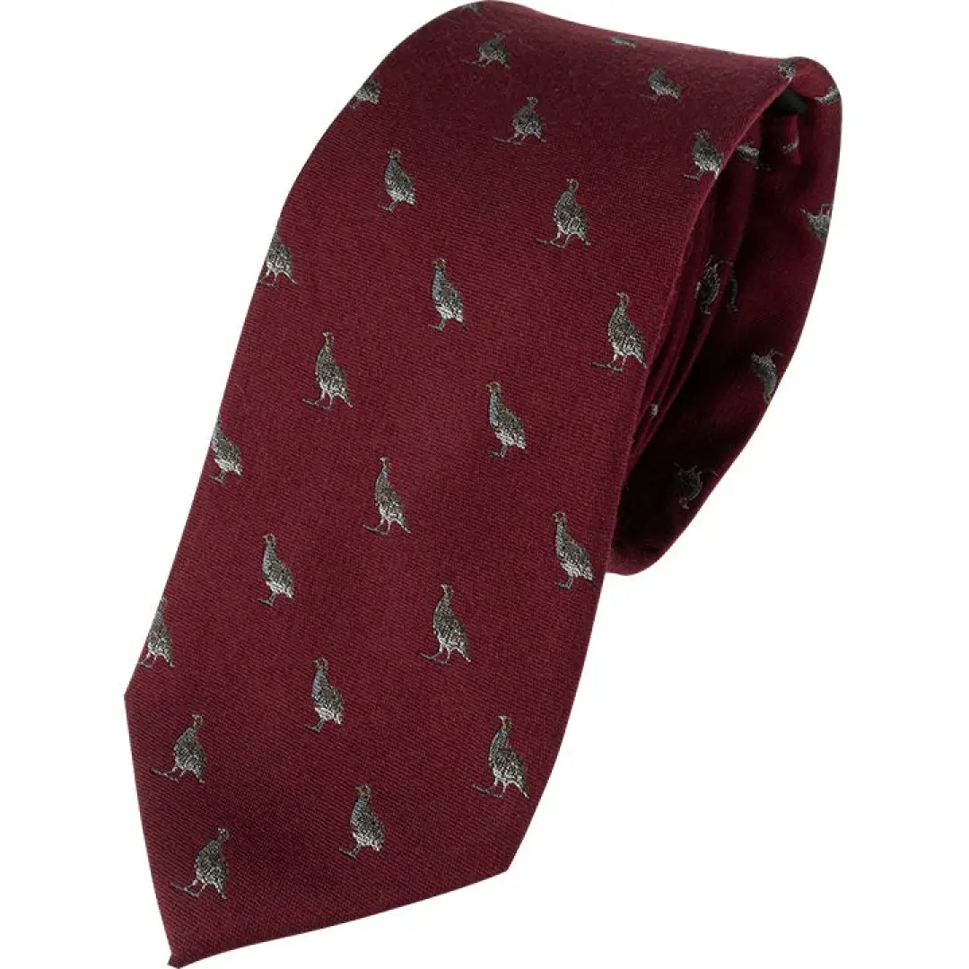 Jack Pyke Partridge Silk Tie