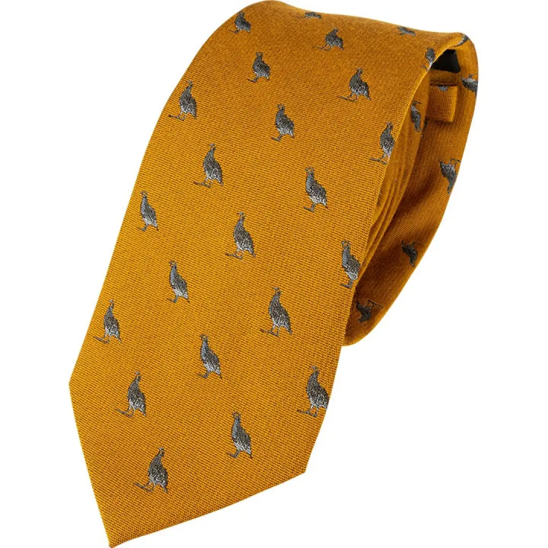 Jack Pyke Partridge Silk Tie