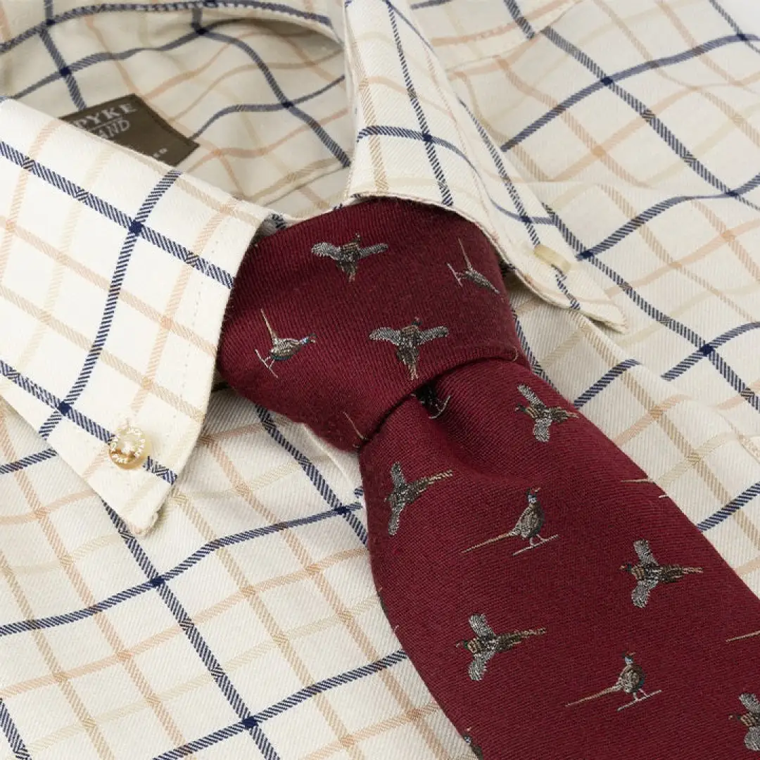 Jack Pyke Pheasant Silk Tie - Image 3