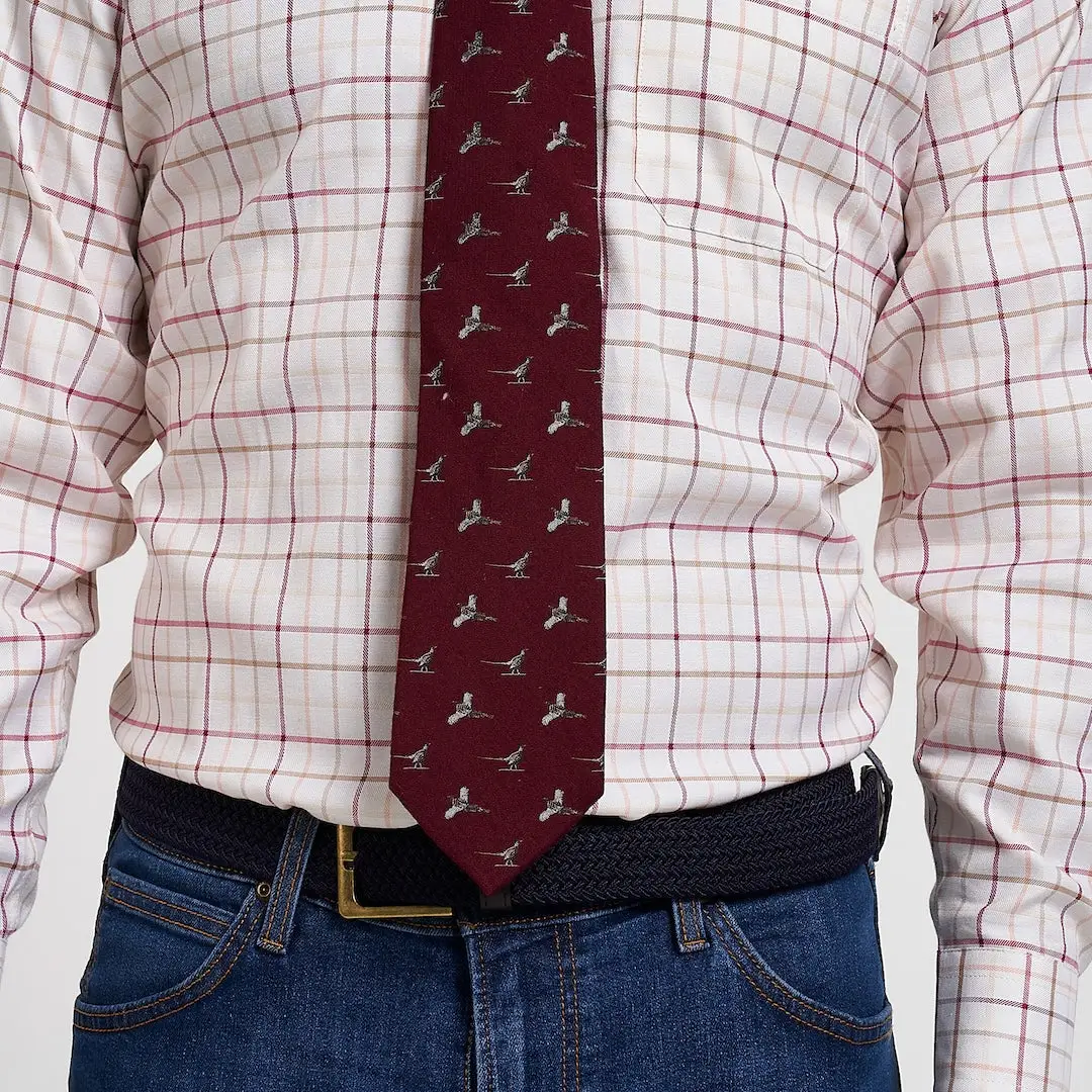 Jack Pyke Pheasant Silk Tie - Image 6