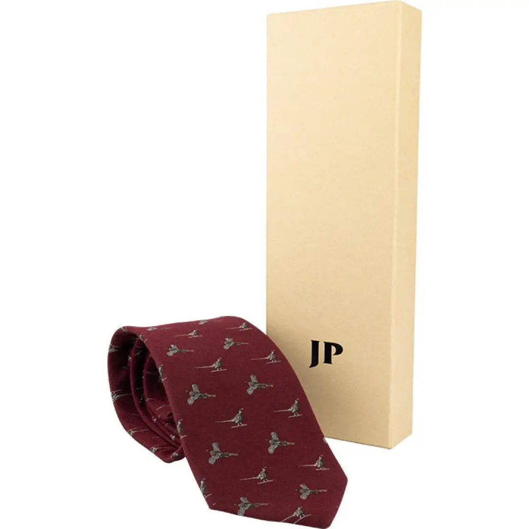 Jack Pyke Pheasant Silk Tie - Image 7
