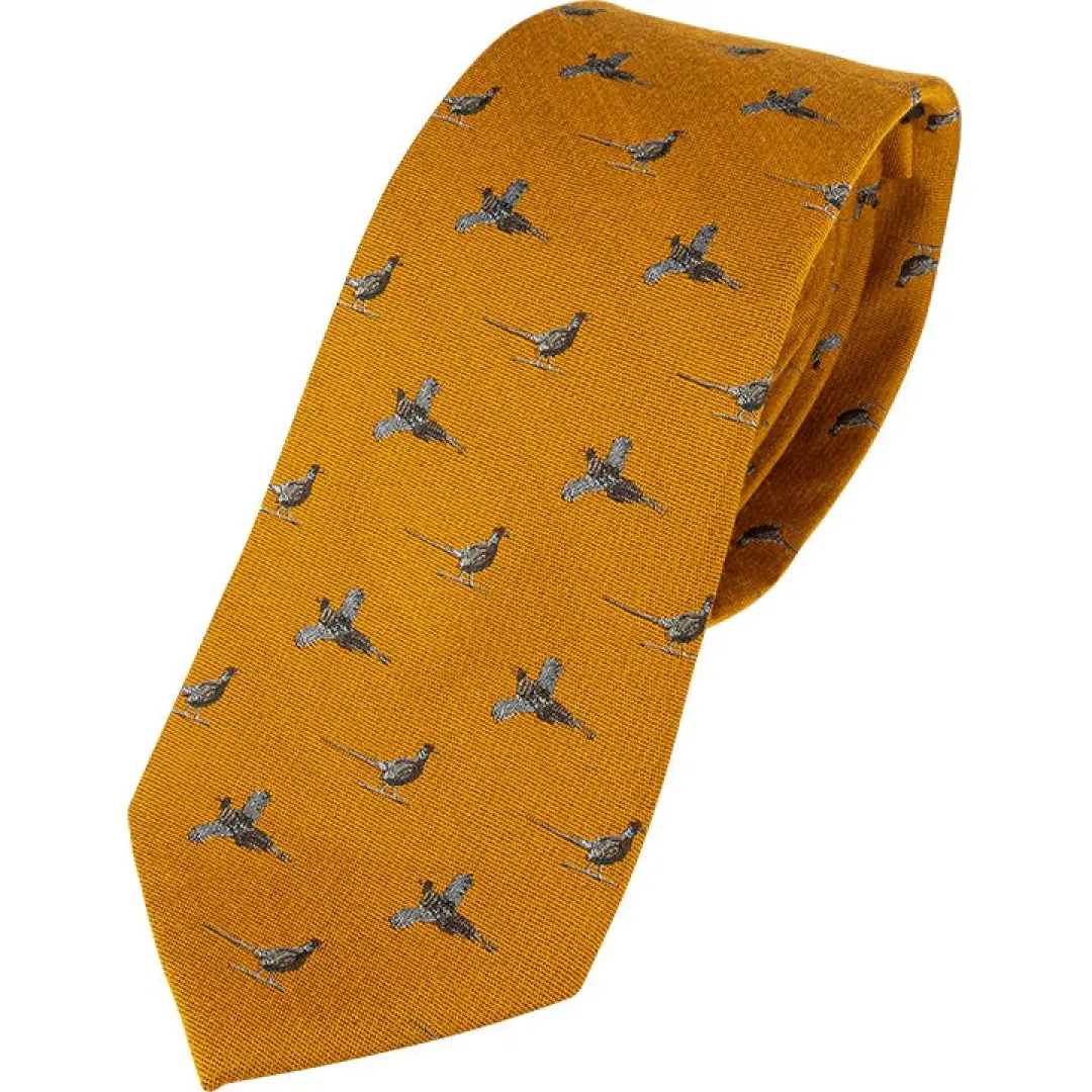 Jack Pyke Pheasant Silk Tie