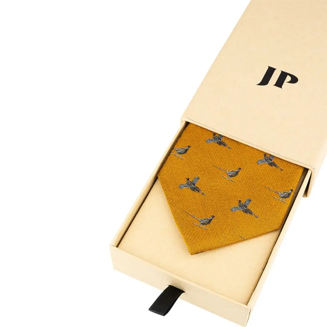 Jack Pyke Pheasant Silk Tie - Image 5