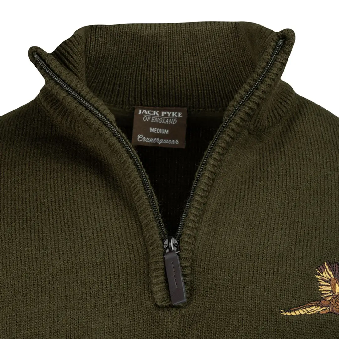 Jack Pyke Pheasant Zip Neck Pullover - Image 7