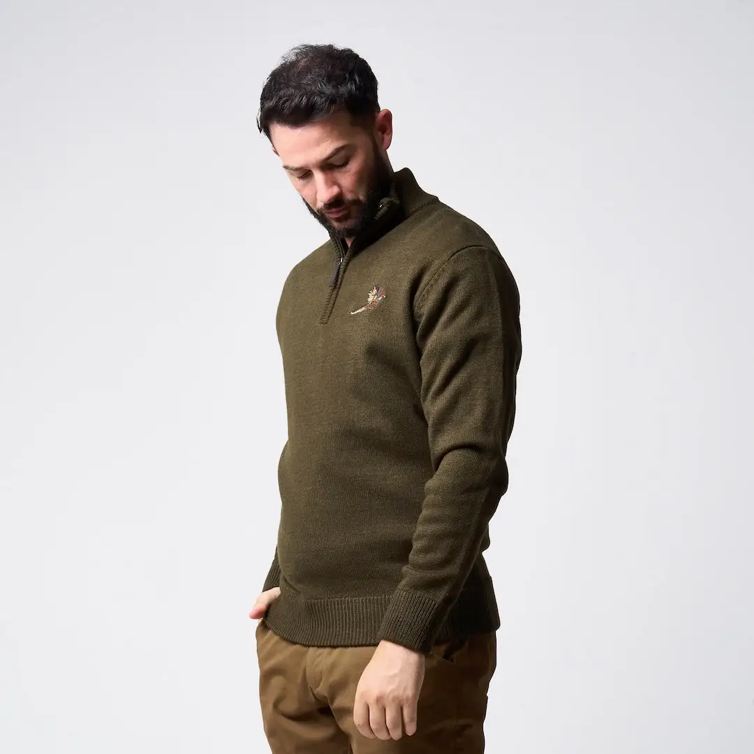Jack Pyke Pheasant Zip Neck Pullover - Image 8